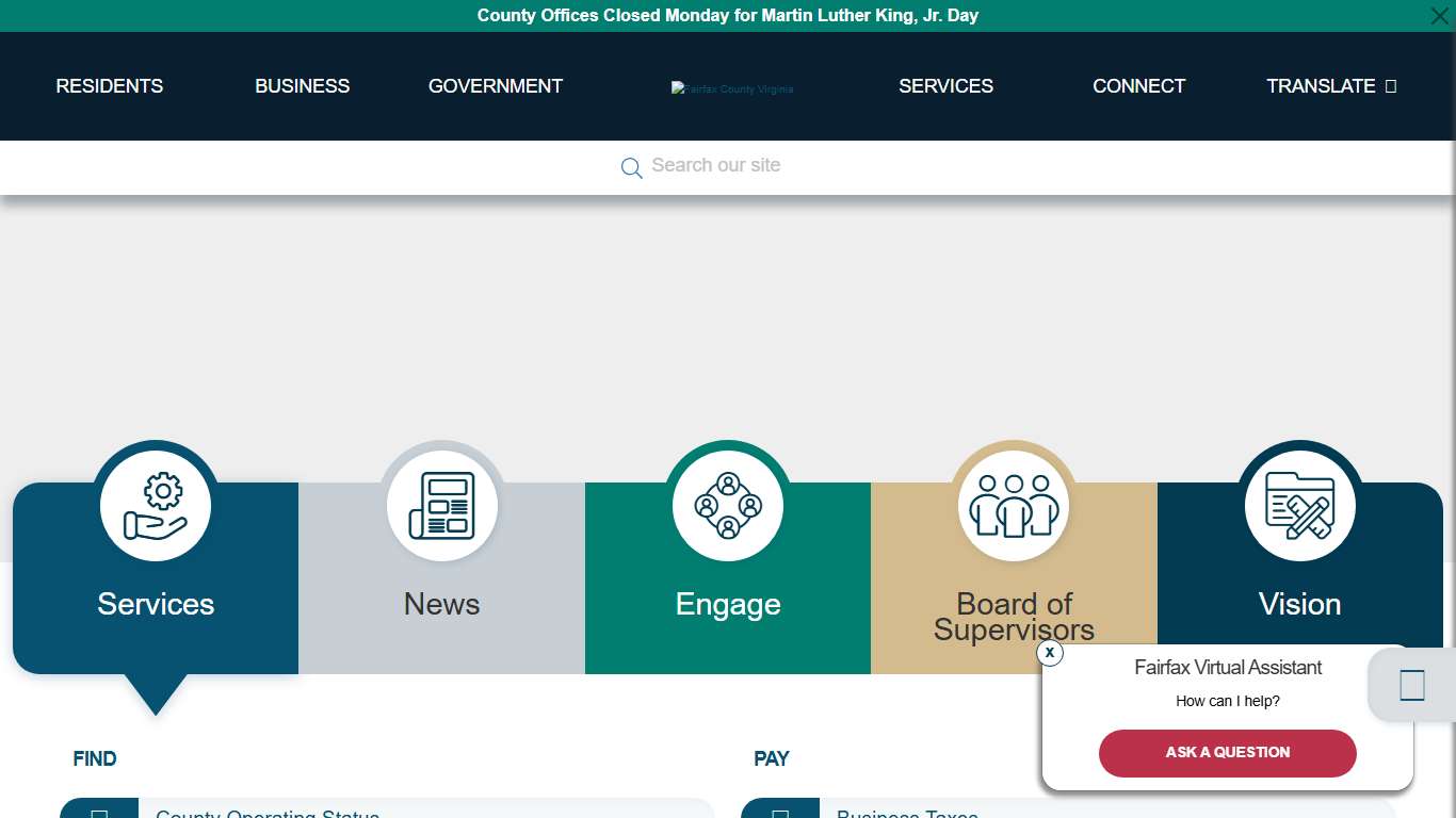 Fairfax County Homepage | Fairfax County